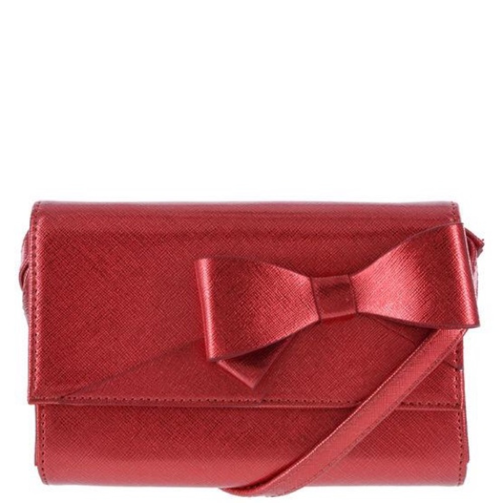 Red bow crossbody bag 💌